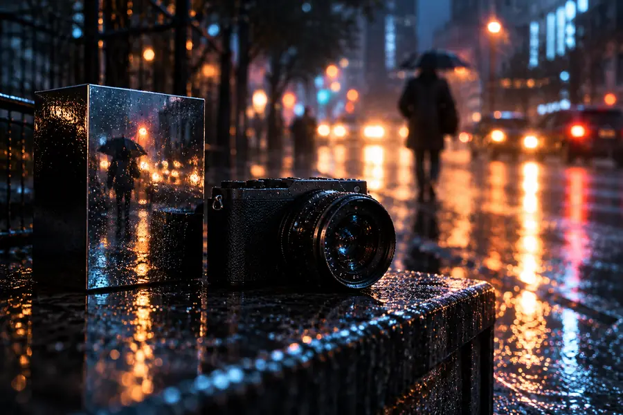 Softer camera and product scene used to illustrate a source image